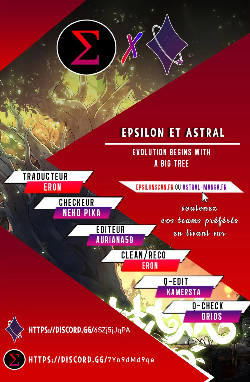 Read Evolution Begins With A Big Tree FR Manga Online