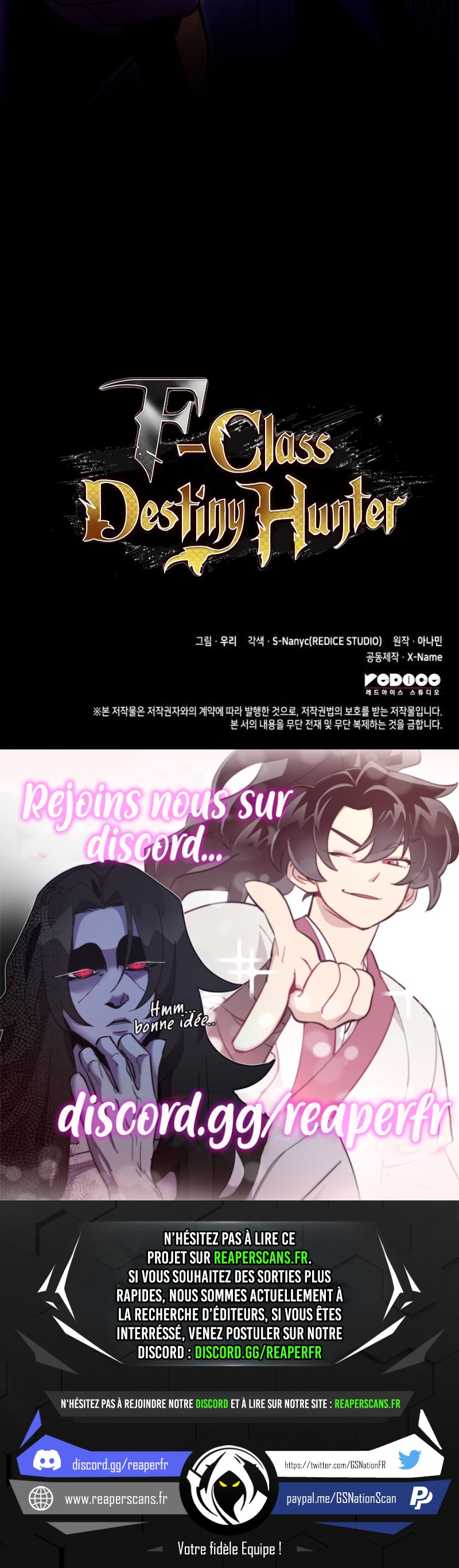 Read F Class Destiny Hunter FR Manga Online