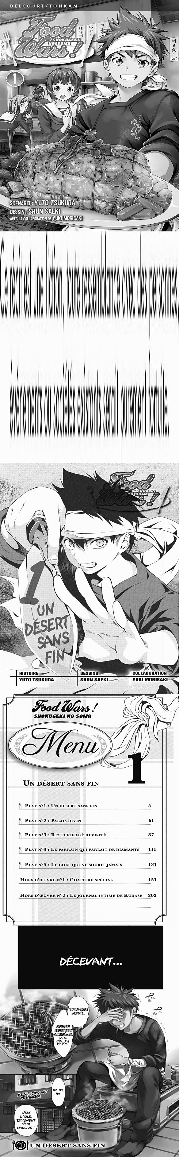 Read Food Wars FR Manga Online