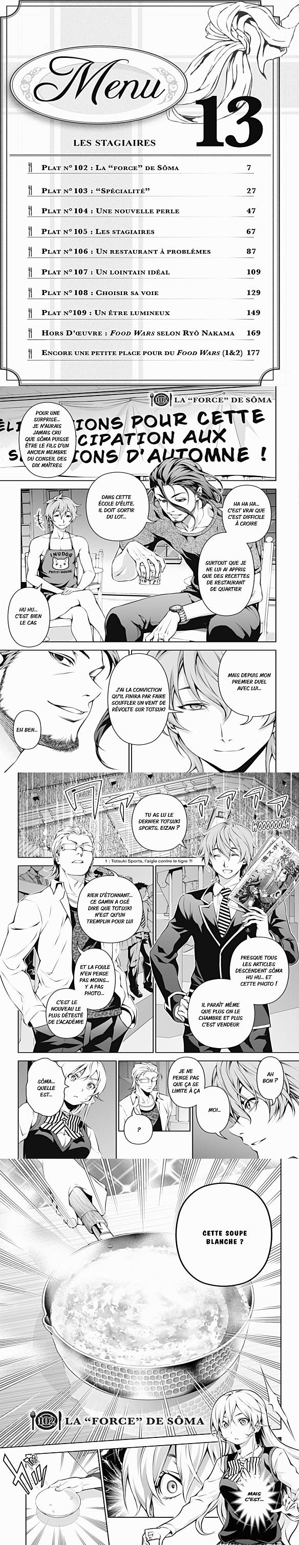 Read Food Wars FR Manga Online