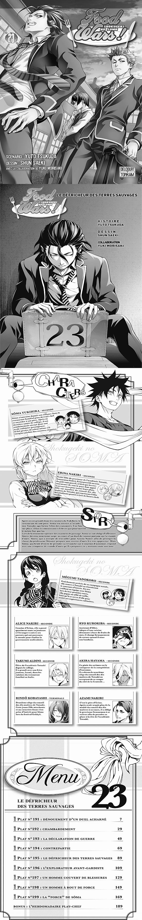 Read Food Wars FR Manga Online