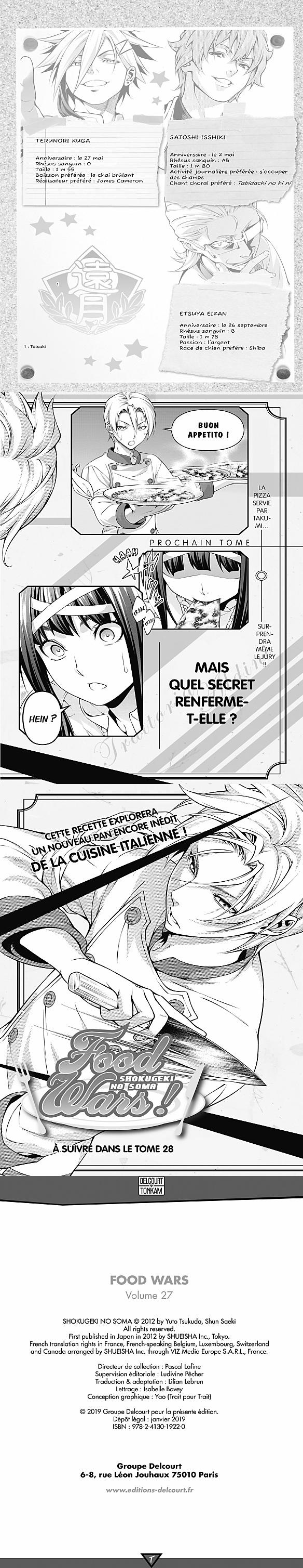Read Food Wars FR Manga Online