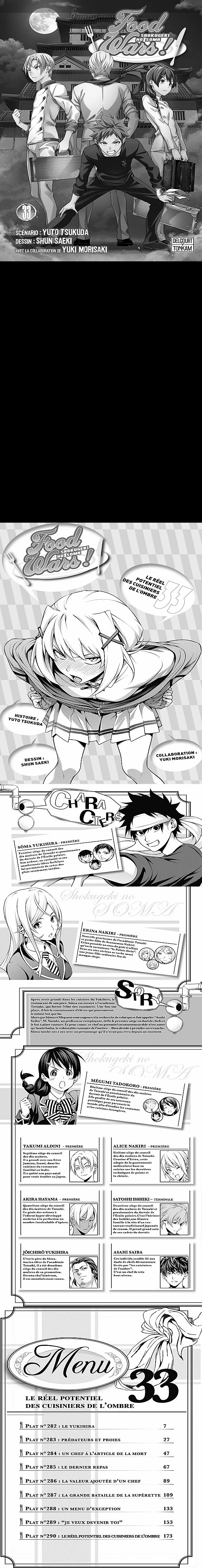 Read Food Wars FR Manga Online