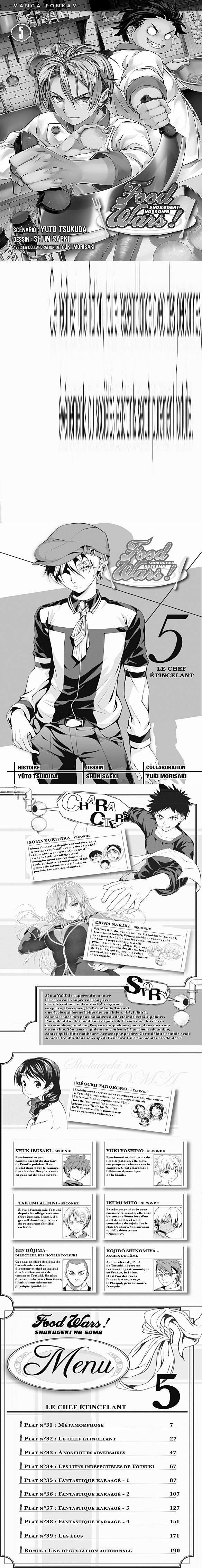 Read Food Wars FR Manga Online