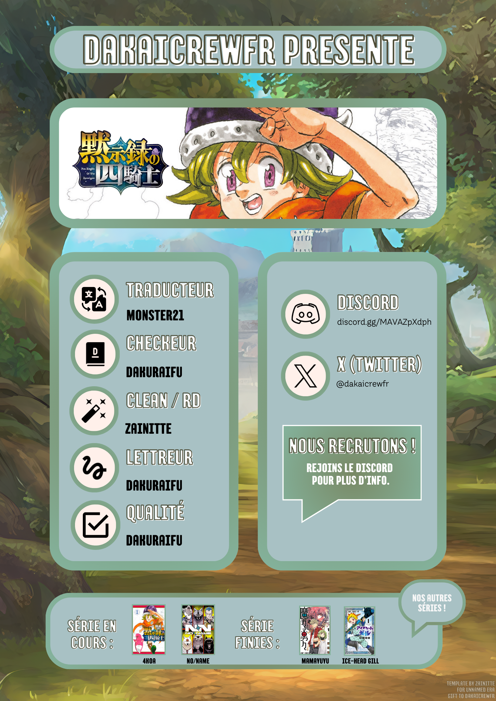 Read Four Knights of the Apocalypse FR Manga Online