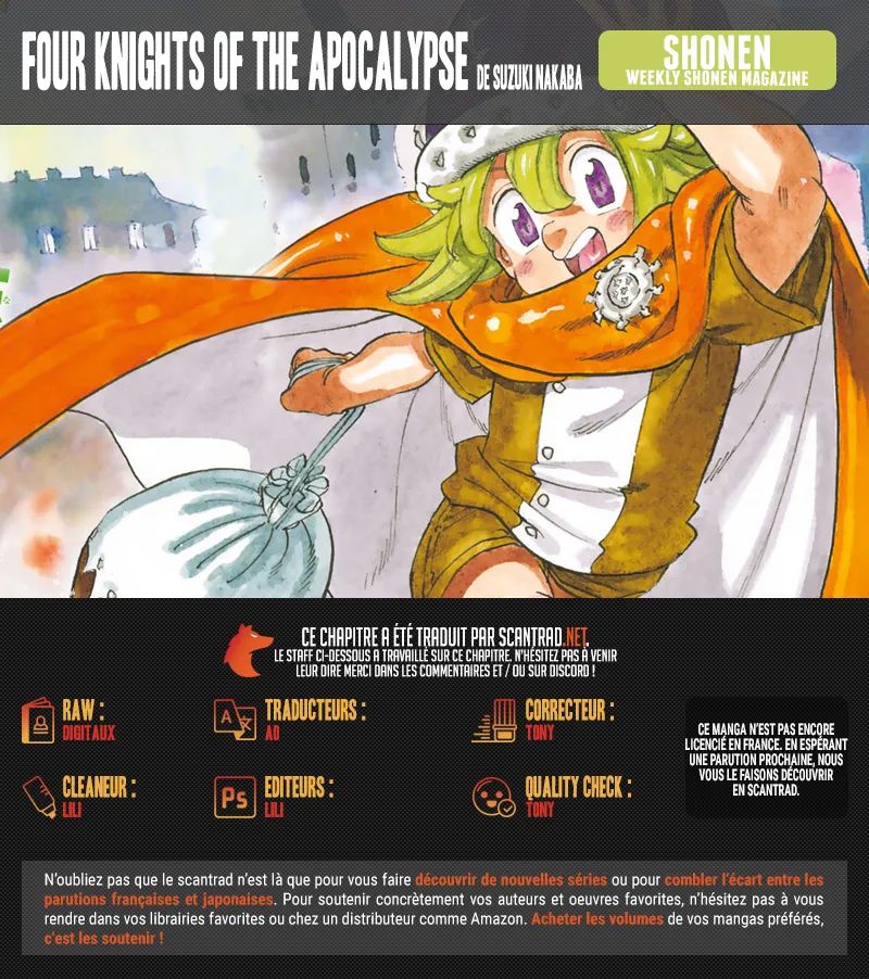 Read Four Knights of the Apocalypse FR Manga Online