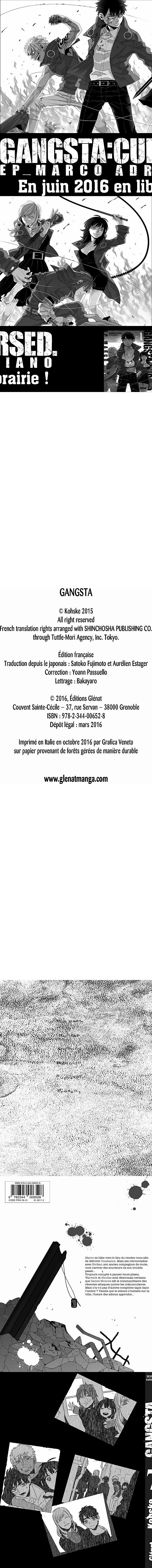 Read Gangsta FR Manga Online