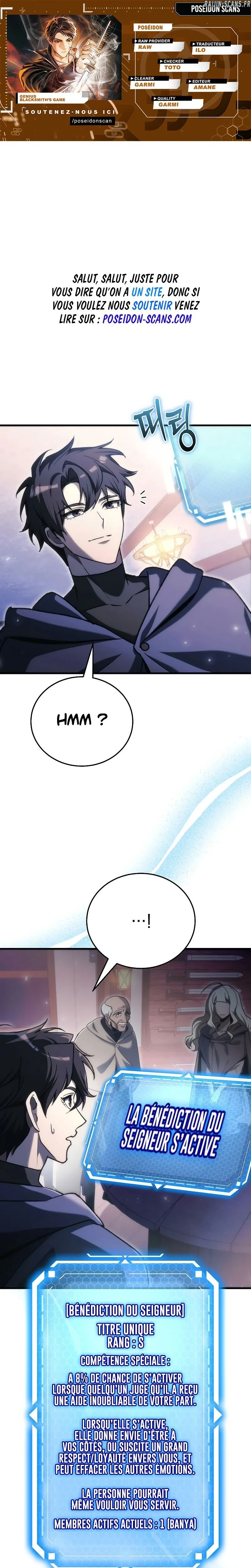 Read Genius Blacksmith s Game FR Manga Online