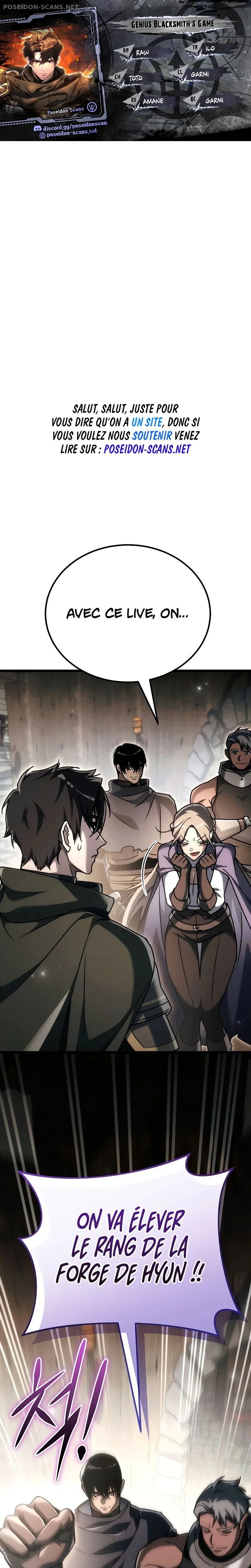 Read Genius Blacksmith s Game FR Manga Online