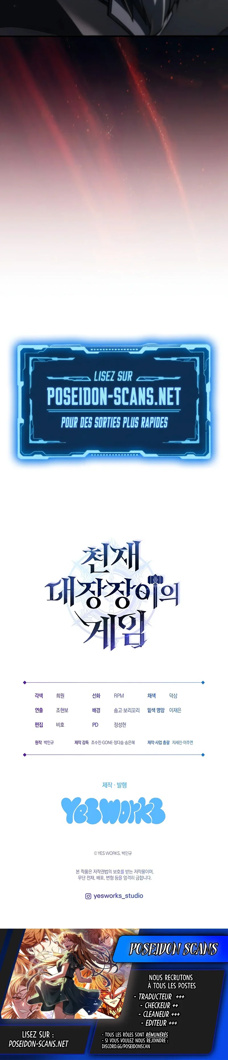 Read Genius Blacksmith s Game FR Manga Online