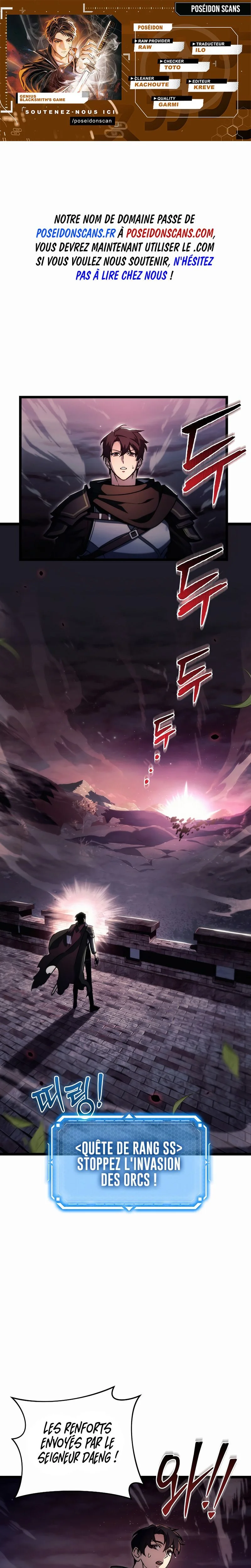 Read Genius Blacksmith s Game FR Manga Online