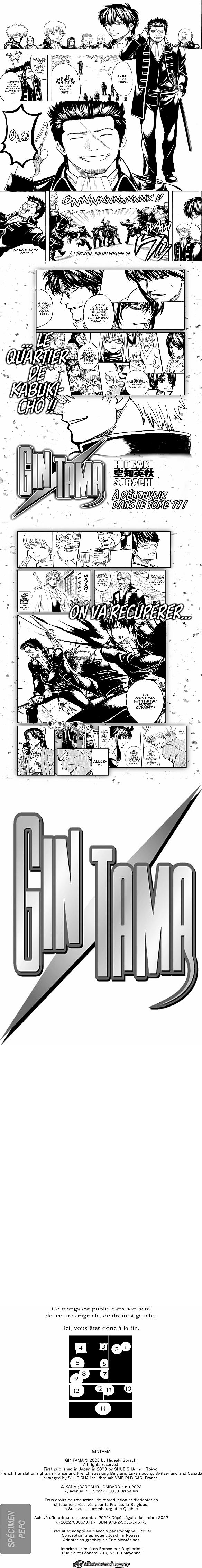 Read Gintama FR Manga Online