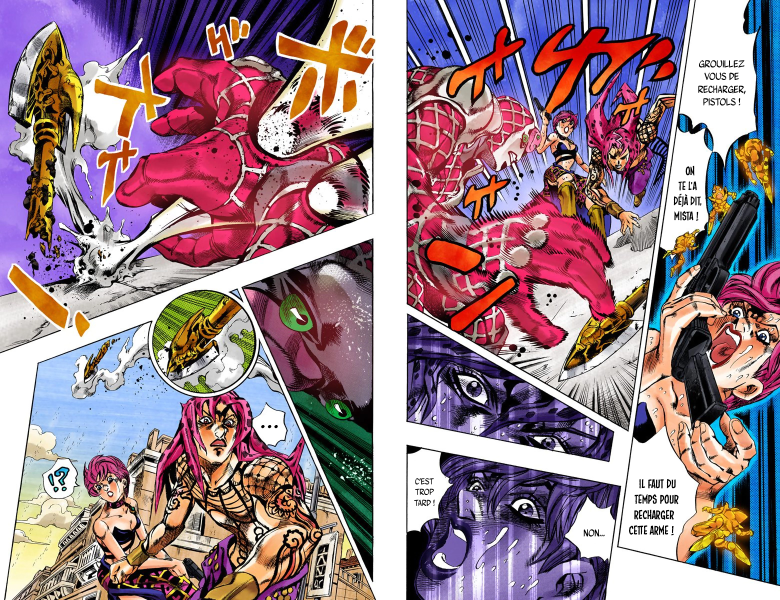 Read Golden Wind _ JoJo's Bizarre Adventure Partie 5 (Couleurs) FR Manga Online