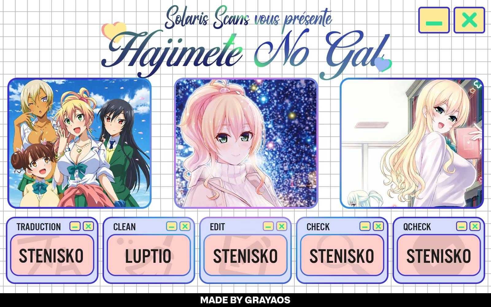 Read Hajimete no Gal FR Manga Online
