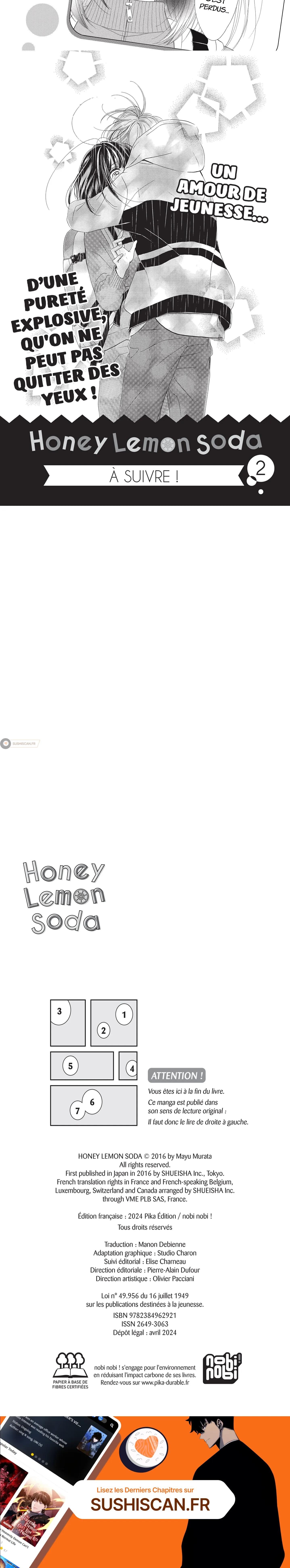 Read Honey Lemon Soda FR Manga Online