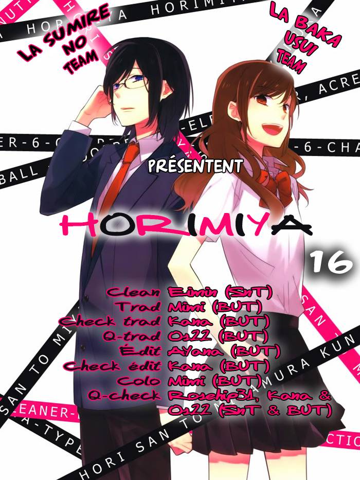 Read Horimiya FR Manga Online