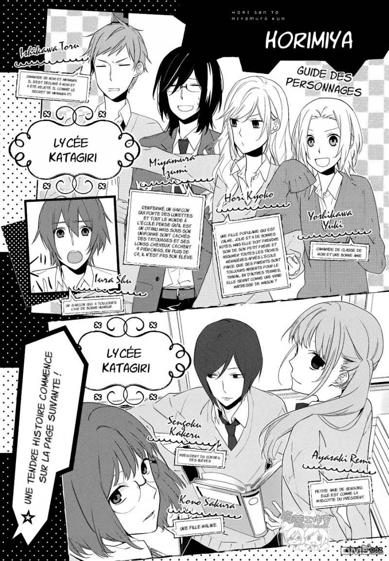 Read Horimiya FR Manga Online