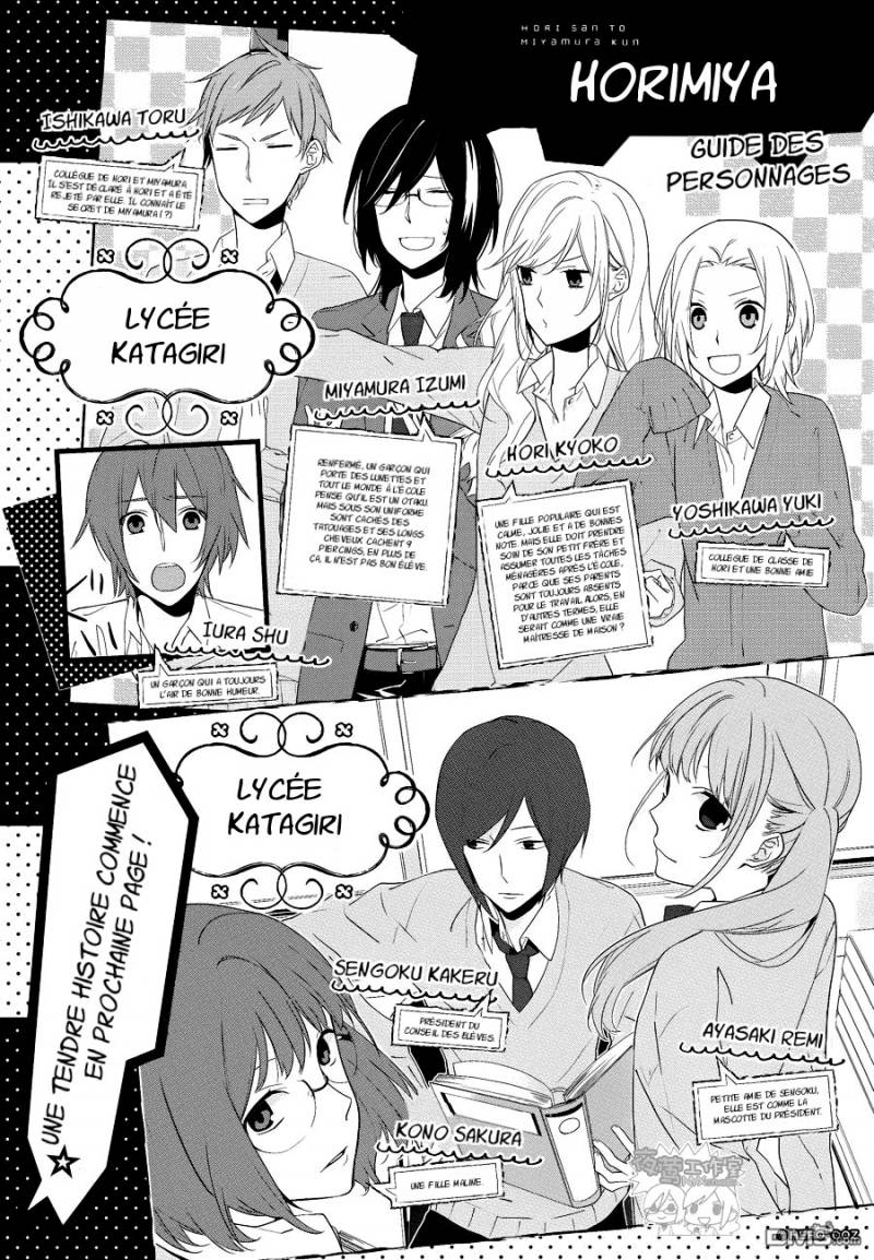 Read Horimiya FR Manga Online
