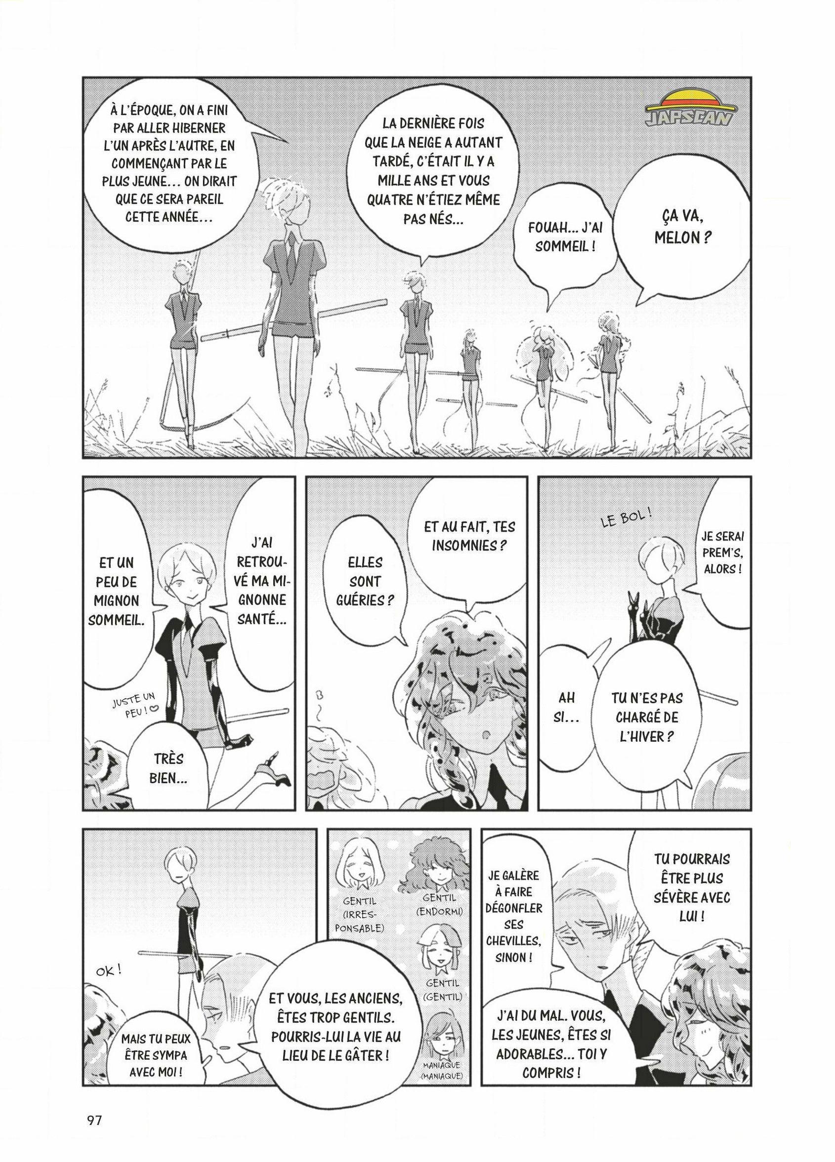 Read Houseki no Kuni FR Manga Online
