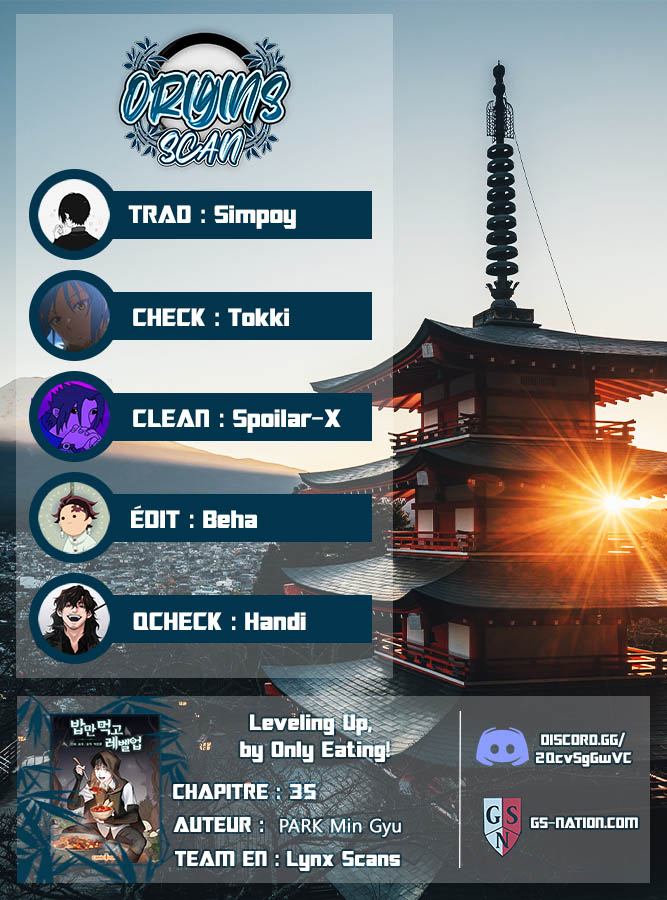 Read Leveling Up, By Only Eating! FR Manga Online