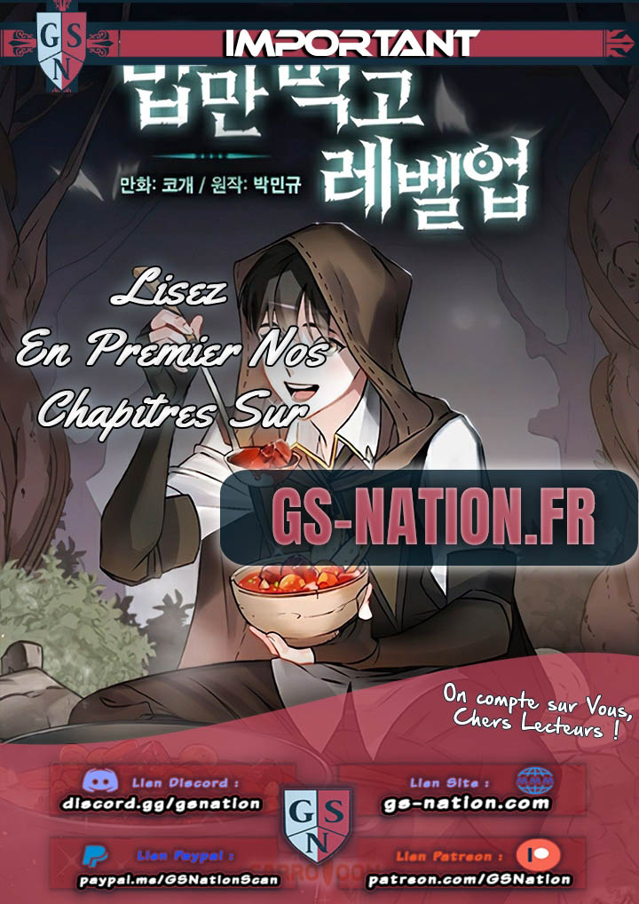 Read Leveling Up, By Only Eating! FR Manga Online