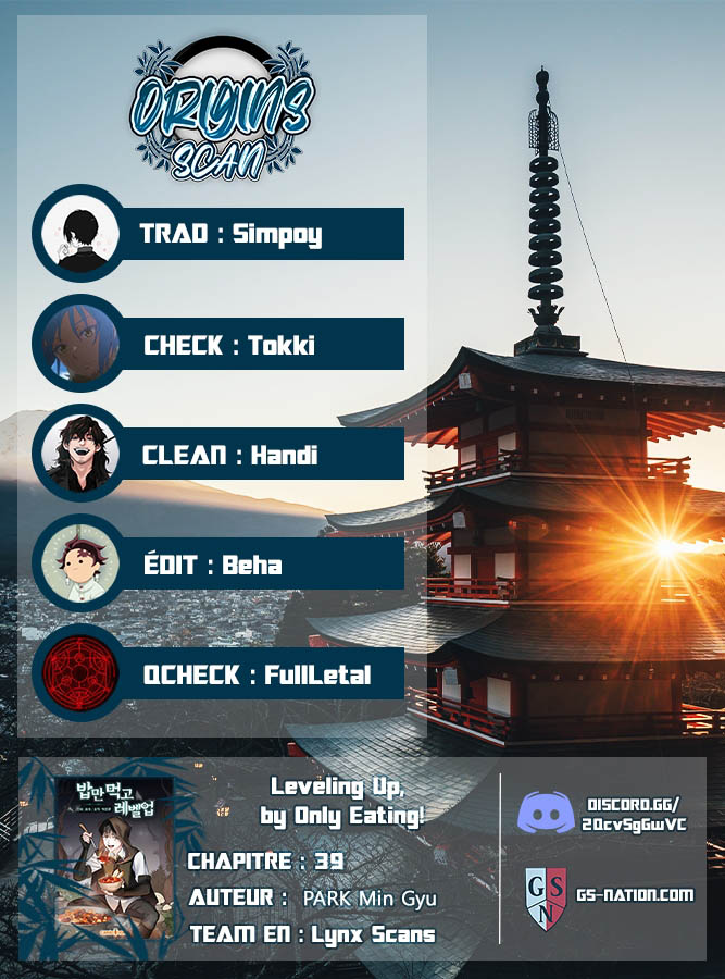 Read Leveling Up, By Only Eating! FR Manga Online