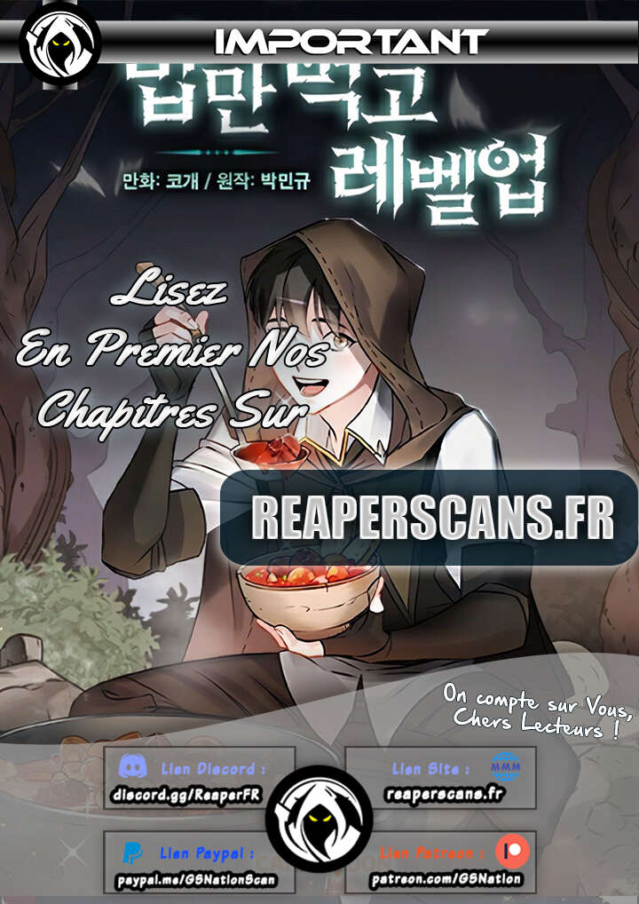 Read Leveling Up, By Only Eating! FR Manga Online