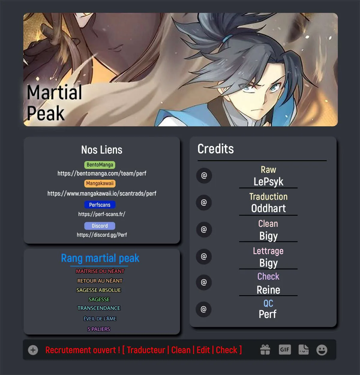 Read Martial Peak FR Manga Online