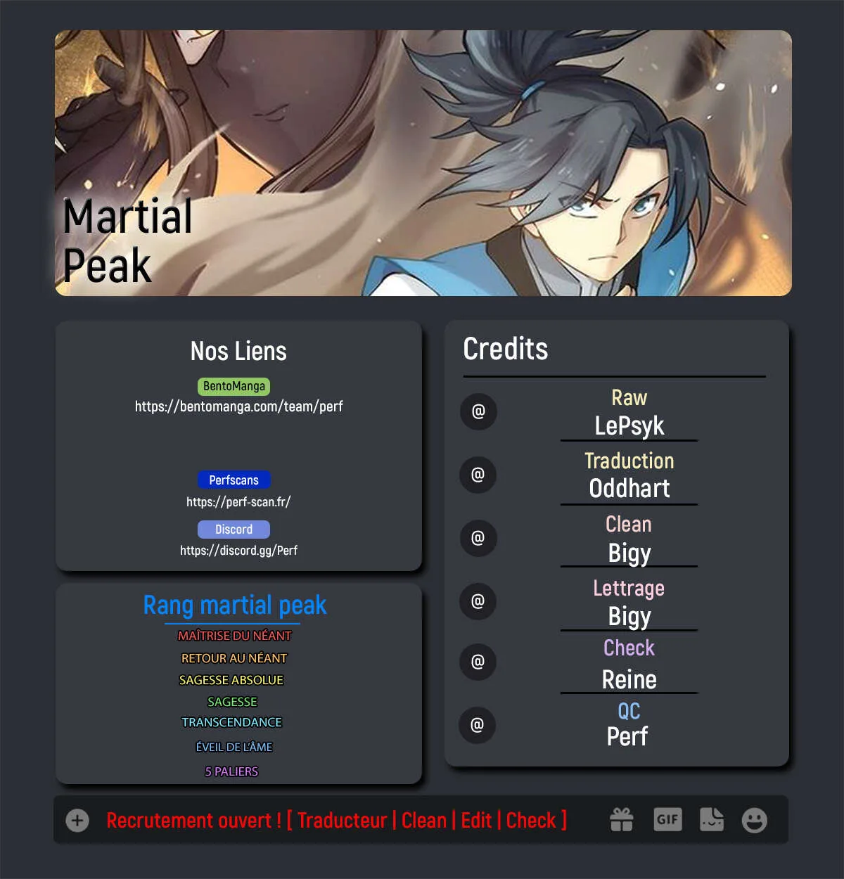 Read Martial Peak FR Manga Online