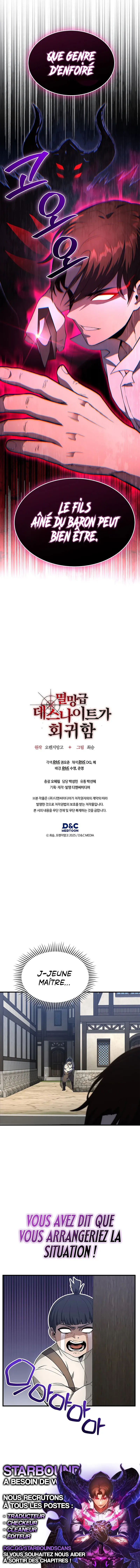 Read Return of the Apocalypse-Class Death Knight FR Manga Online