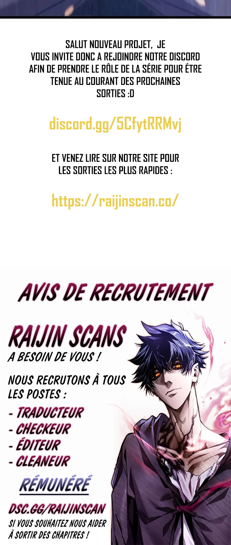 Read Return of the SSS-Class Ranker FR Manga Online