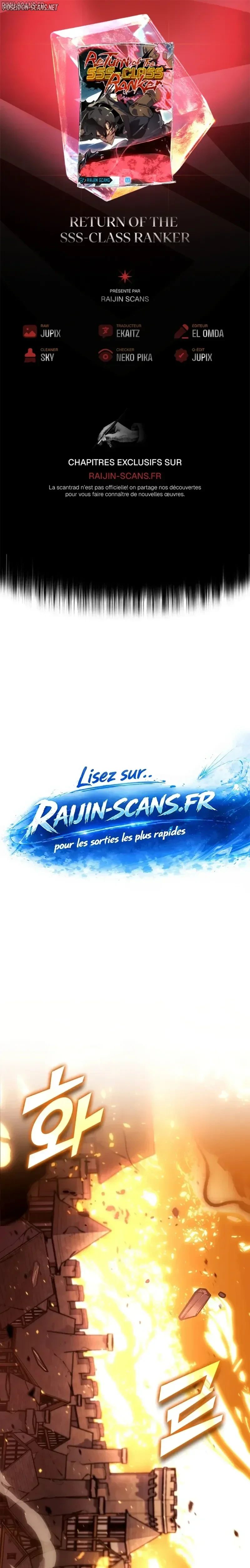 Read Return of the SSS-Class Ranker FR Manga Online