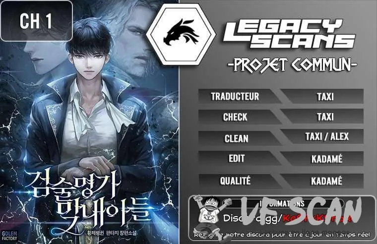 Read Swordmaster’s Youngest Son FR Manga Online