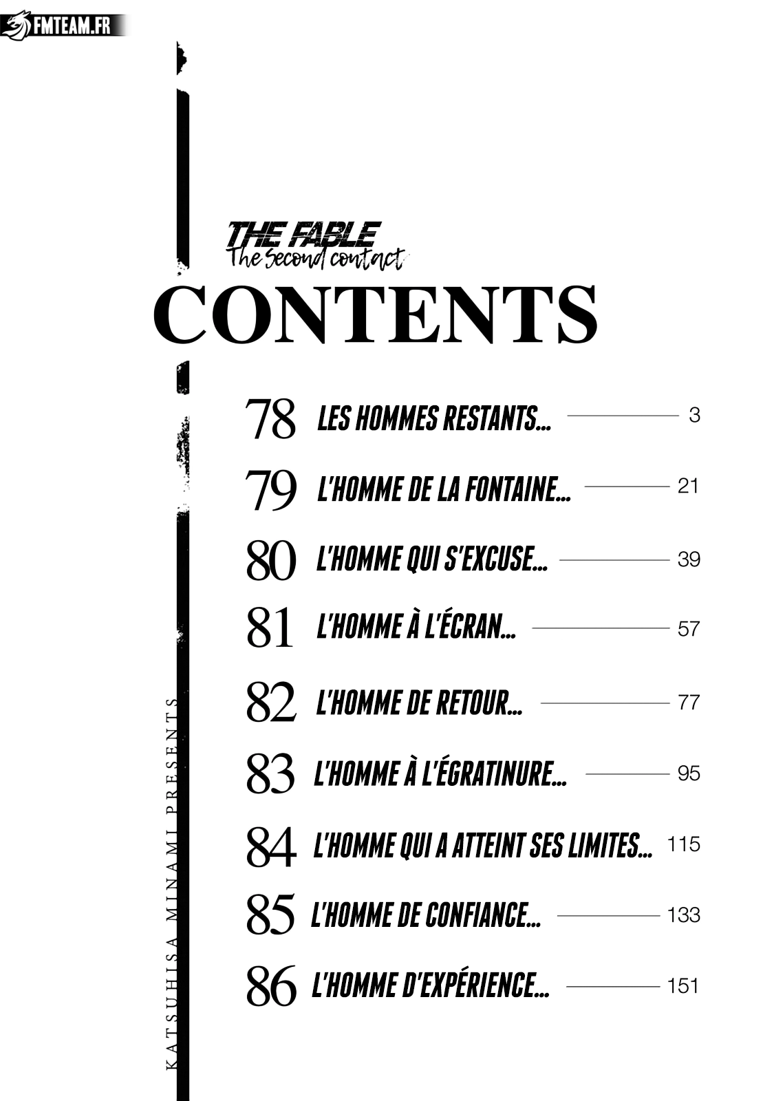 Read The Fable _ The Second contact FR Manga Online