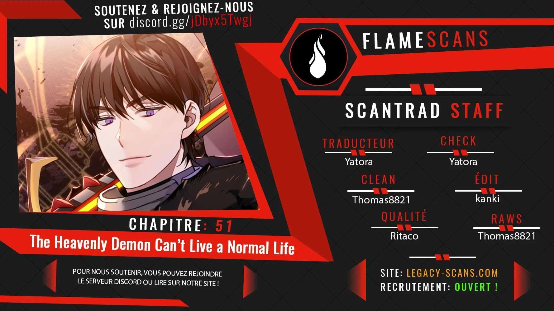 Read The Heavenly Demon Can’t Live a Normal Life FR Manga Online
