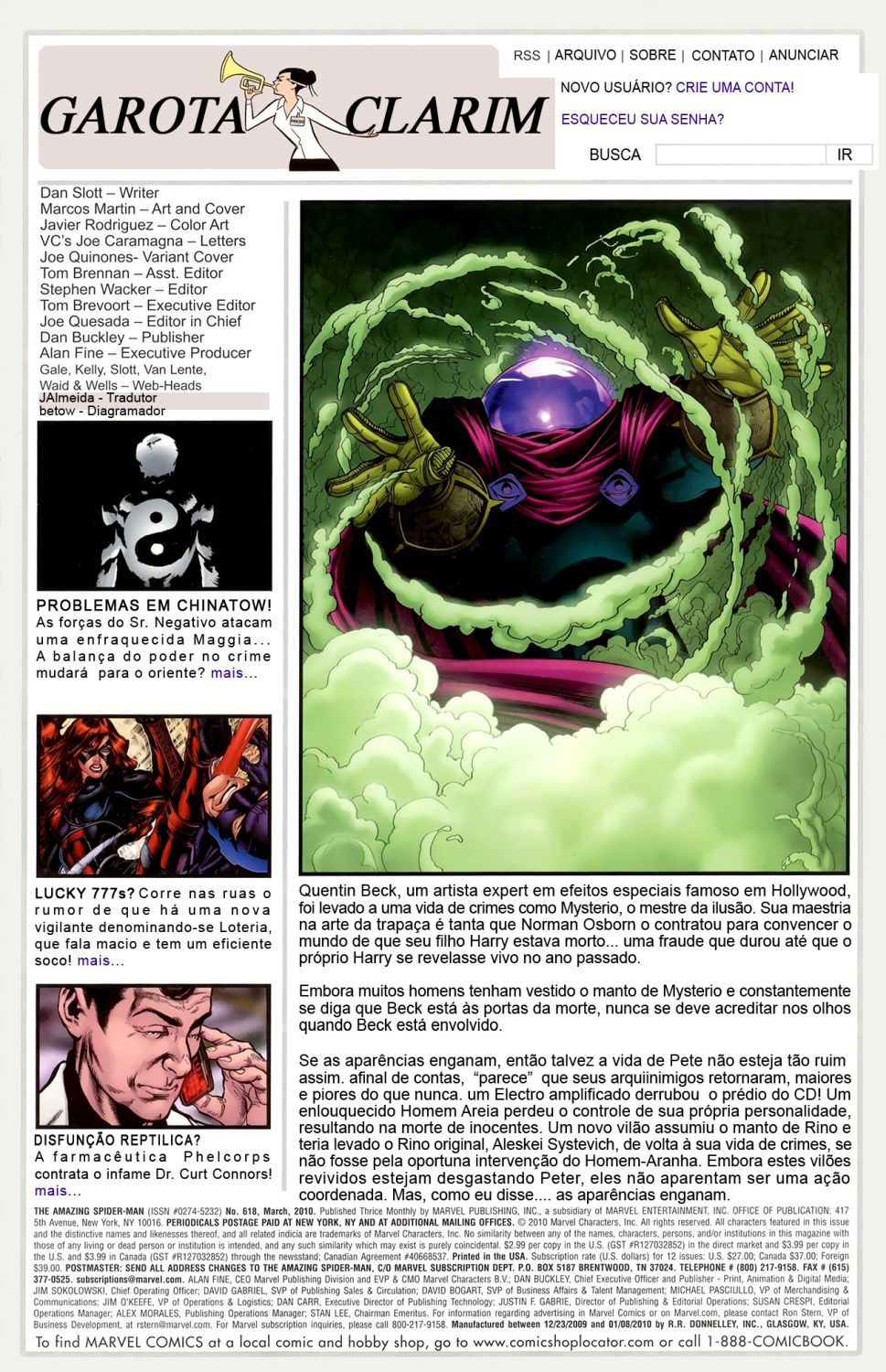 Read Amazing Spider Man (PT-BR) PT Manga Online
