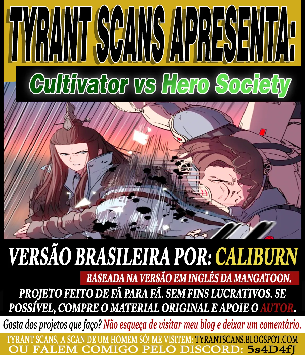 Read Cultivador Contra a Sociedade dos Heróis (PT-BR) PT Manga Online