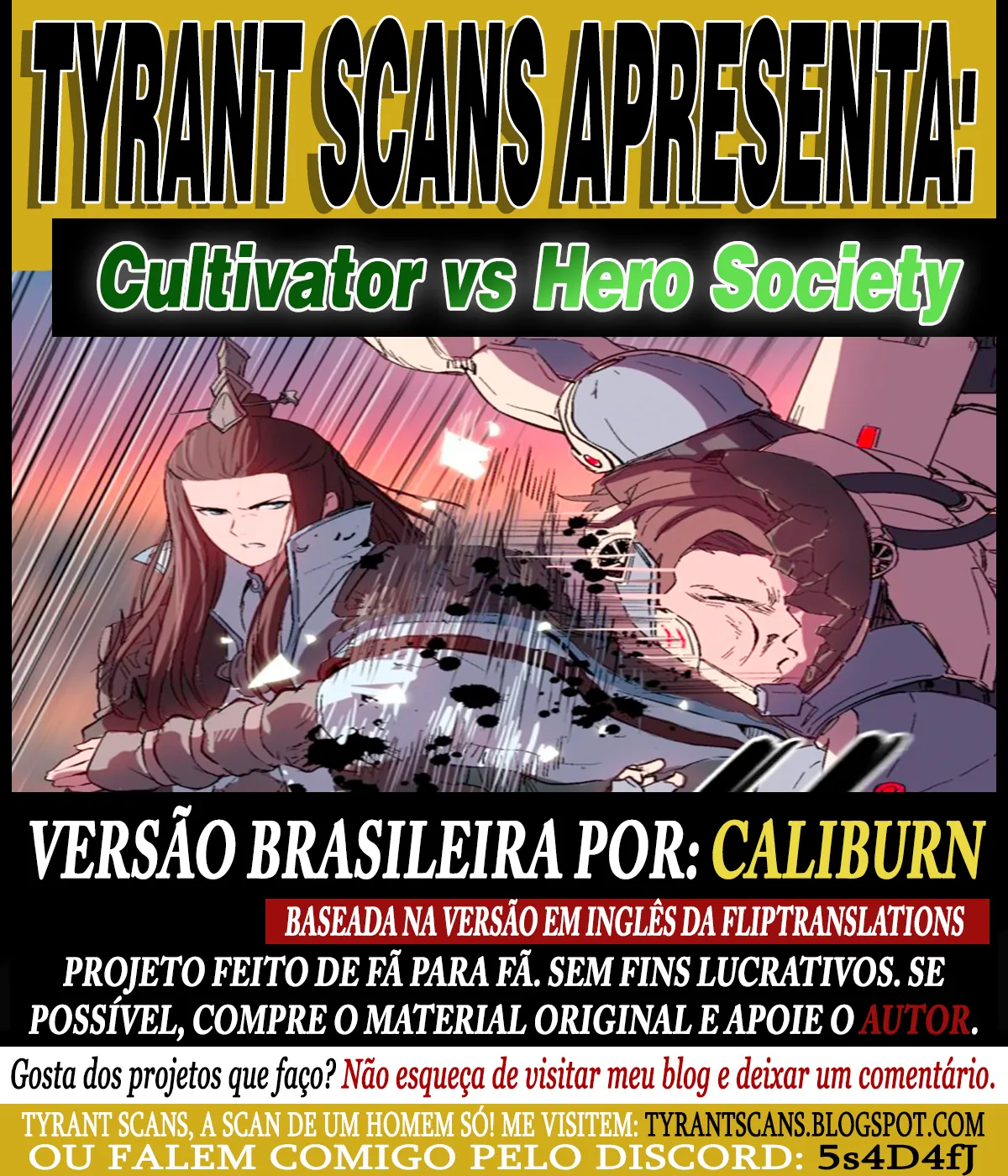 Read Cultivador Contra a Sociedade dos Heróis (PT-BR) PT Manga Online