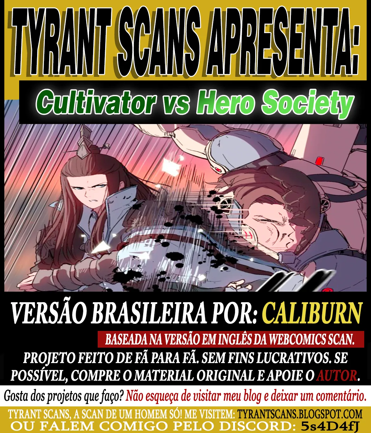 Read Cultivador Contra a Sociedade dos Heróis (PT-BR) PT Manga Online