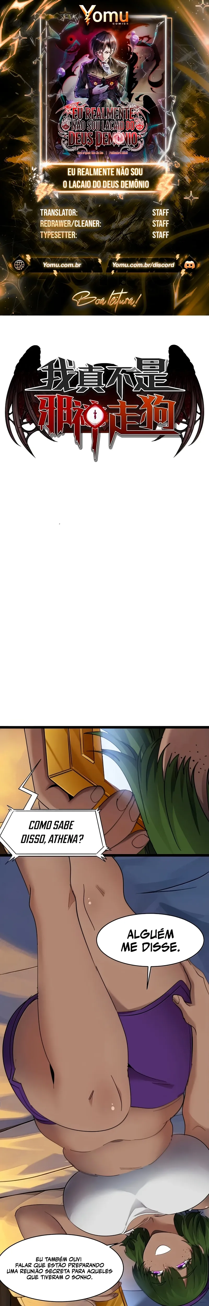 Read Eu Realmente Não Sou o Lacaio do Deus Demônio (PT-BR) PT Manga Online