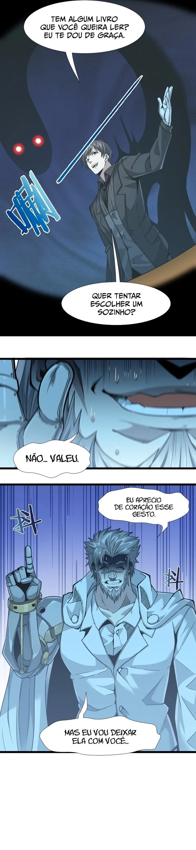 Read Eu Realmente Não Sou o Lacaio do Deus Demônio (PT-BR) PT Manga Online
