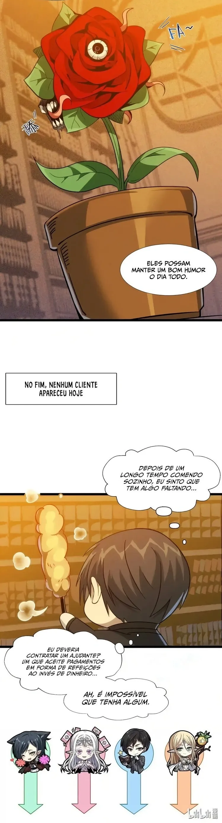 Read Eu Realmente Não Sou o Lacaio do Deus Demônio (PT-BR) PT Manga Online