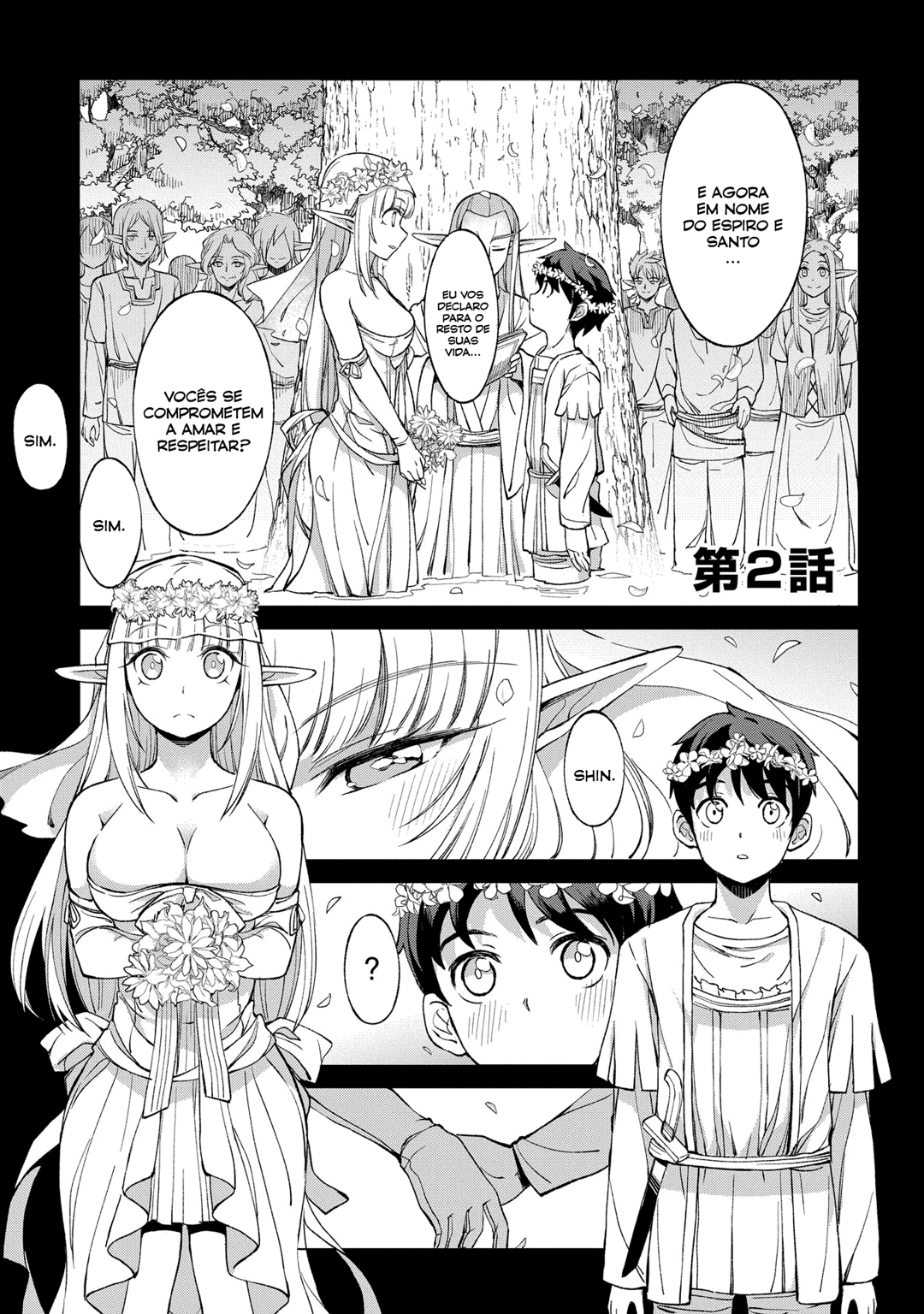Read Hokkaido no Geneki Hunter ga Isekai ni Hourikoma Rete Mita Elf Yome to Meguru Isekai Shuryou Life (PT-BR) PT Manga Online