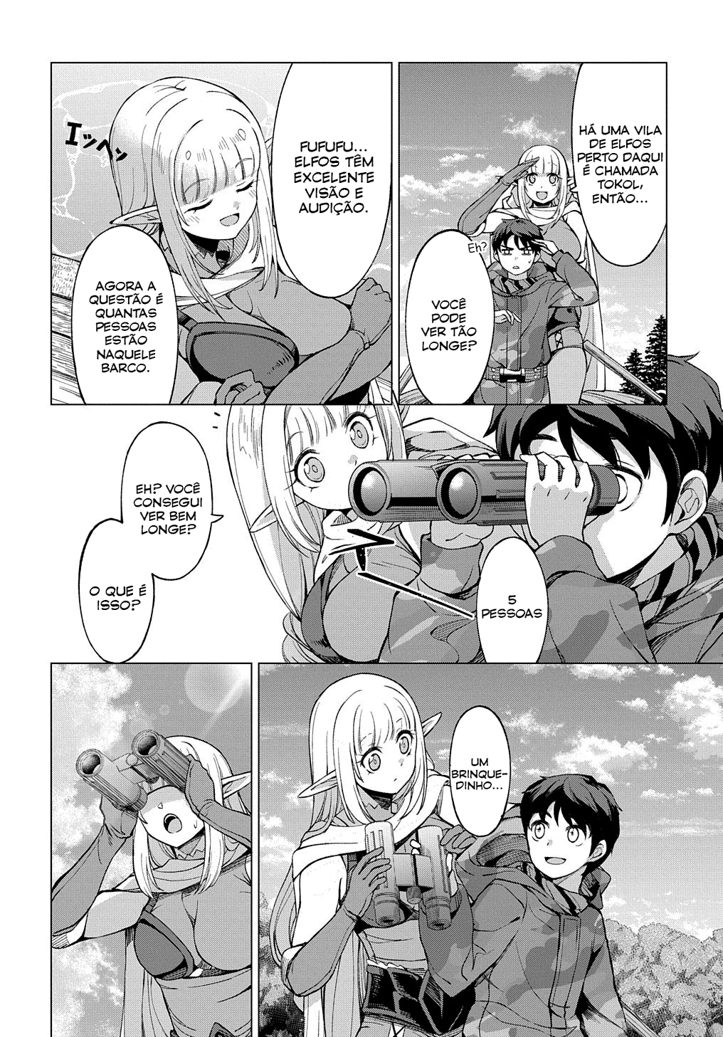 Read Hokkaido no Geneki Hunter ga Isekai ni Hourikoma Rete Mita Elf Yome to Meguru Isekai Shuryou Life (PT-BR) PT Manga Online
