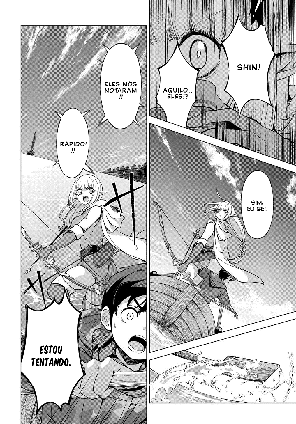 Read Hokkaido no Geneki Hunter ga Isekai ni Hourikoma Rete Mita Elf Yome to Meguru Isekai Shuryou Life (PT-BR) PT Manga Online