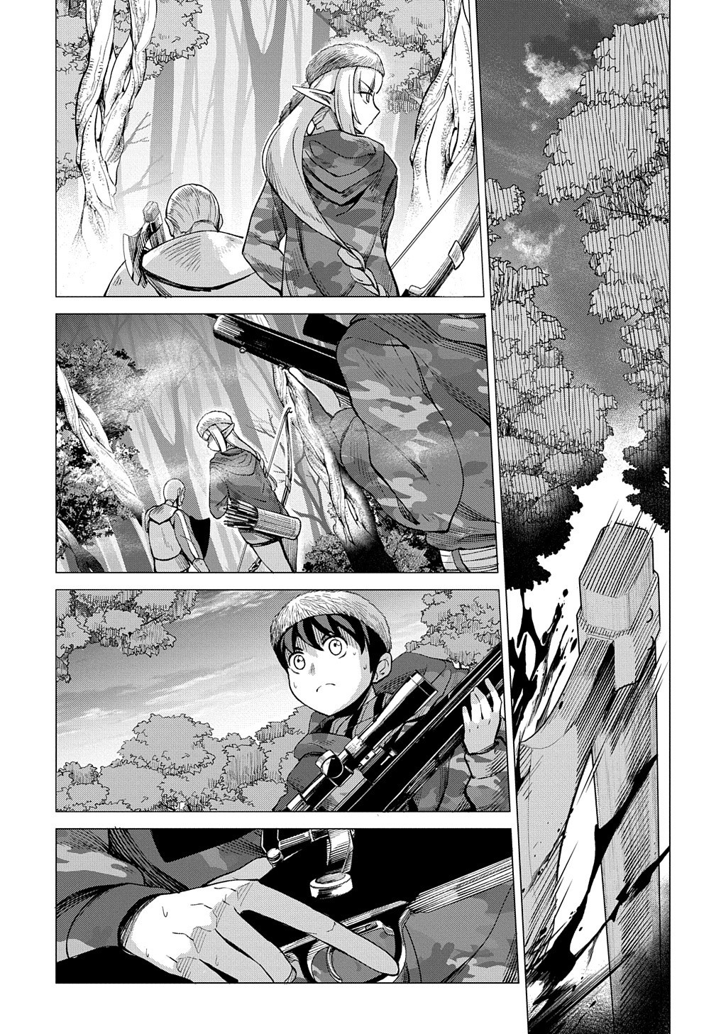 Read Hokkaido no Geneki Hunter ga Isekai ni Hourikoma Rete Mita Elf Yome to Meguru Isekai Shuryou Life (PT-BR) PT Manga Online