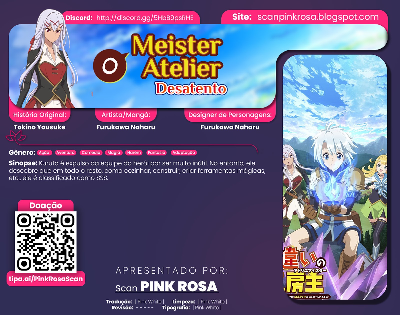 Read Kanchigai no Atelier Meister (PT-BR) PT Manga Online