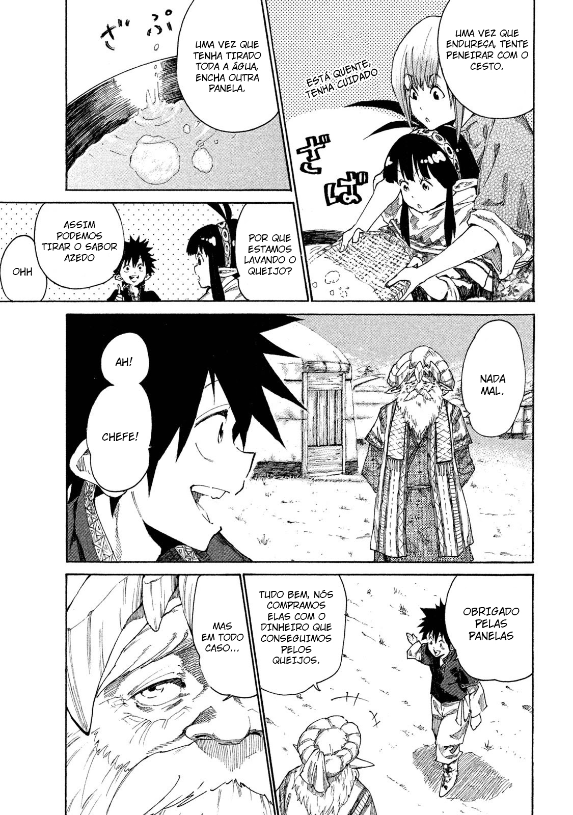 Read Mazumeshi Elf to Yuubokugurashi (PT-BR) PT Manga Online