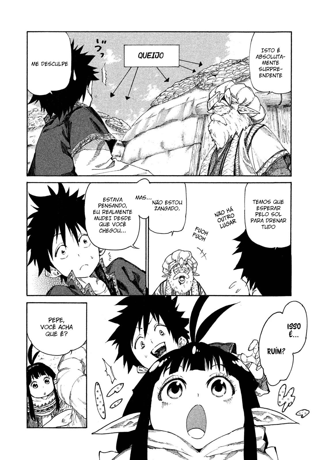 Read Mazumeshi Elf to Yuubokugurashi (PT-BR) PT Manga Online