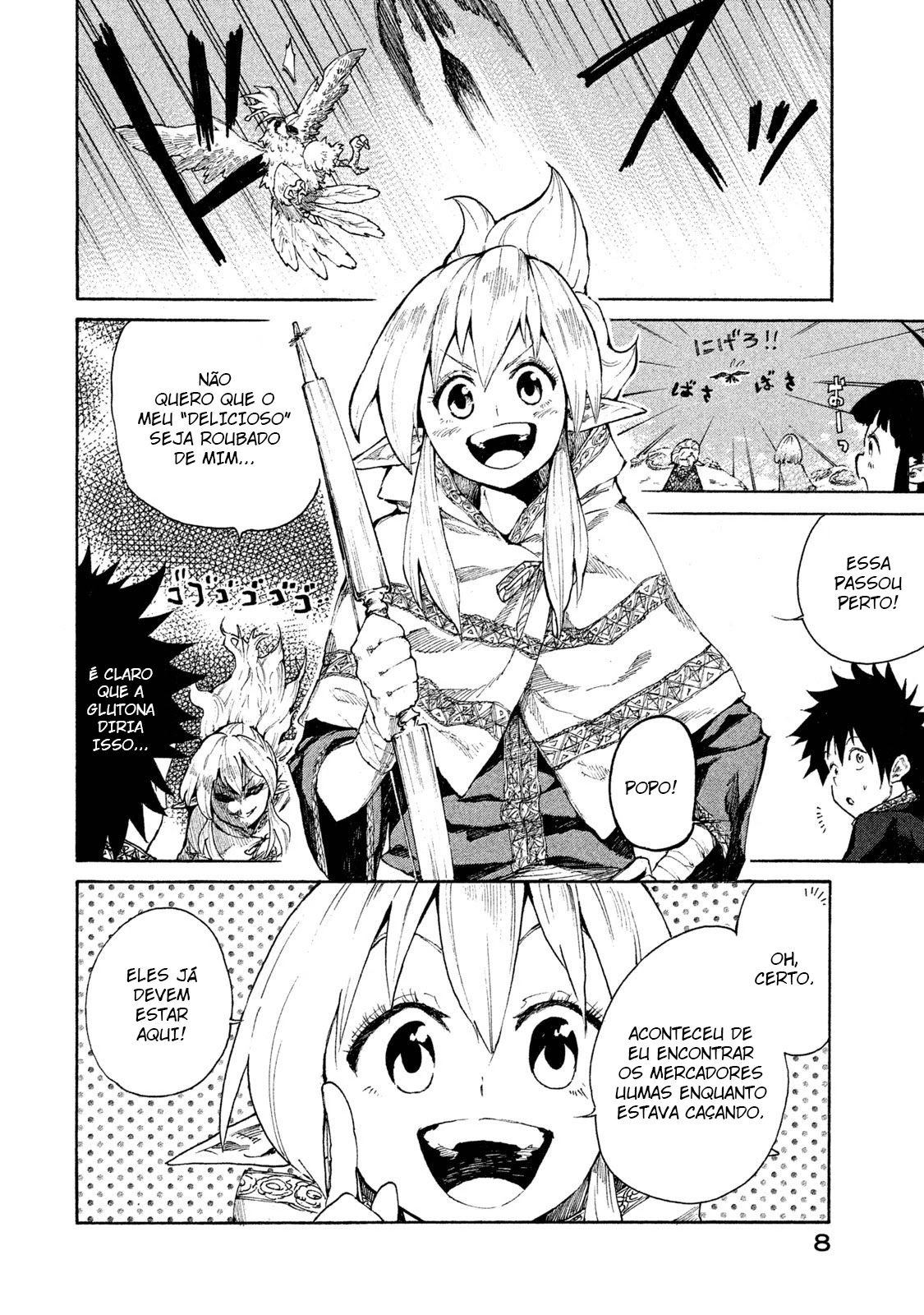 Read Mazumeshi Elf to Yuubokugurashi (PT-BR) PT Manga Online